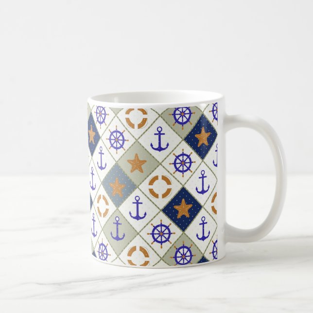 Mug Motif à thème marin 2 (Droite)