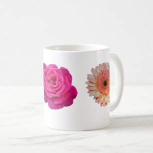 Mug Motif à trois fleurs