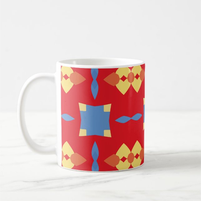Mug motif Abstrait. abstrait, arrière - plan, badge, b (Gauche)