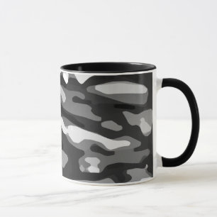 Mug Motif Abstrait  Black White