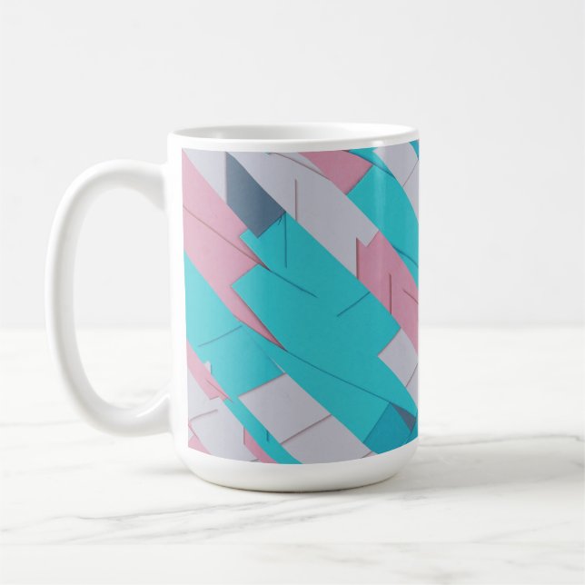 Mug Motif Abstrait coloré (Gauche)