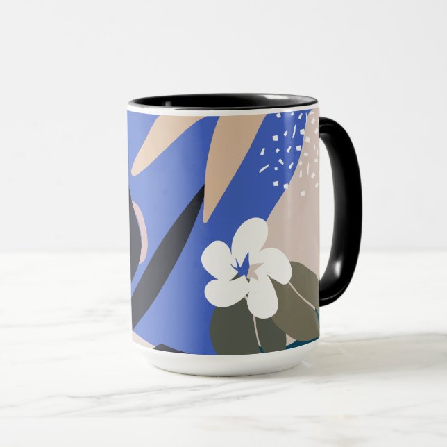 Mug Motif abstrait coloré (Devant droit)