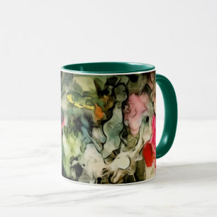 Mug Motif Abstrait Cool de la palette Messy