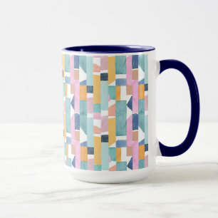 Mug Motif abstrait de forme d'aquarelle