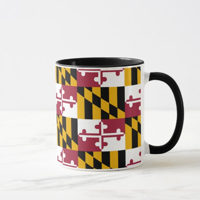 Mug Motif Abstrait du Maryland (Droite)