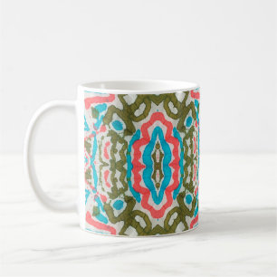 Mug Motif Abstrait ethnique Ikat. Motif du chaman. Pen