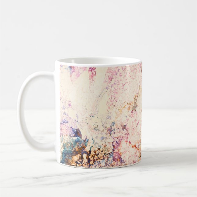 Mug Motif Abstrait Fluid de marbre (Gauche)