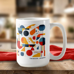 Mug Motif Abstrait géométrique Bauhaus#6 ID1068