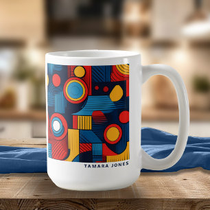 Mug Motif Abstrait géométrique Bauhaus n° 4 ID1068