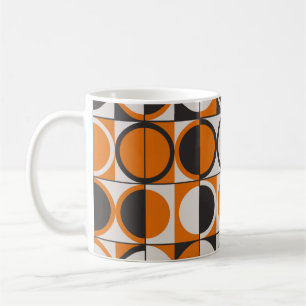 Mug Motif abstrait géométrique du milieu du siècle ave