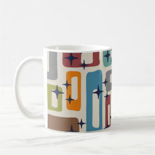 Mug Motif Abstrait moderne rétro du milieu du siècle