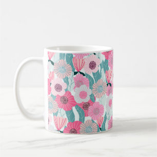 Mug Motif Abstrait Pastel Pink