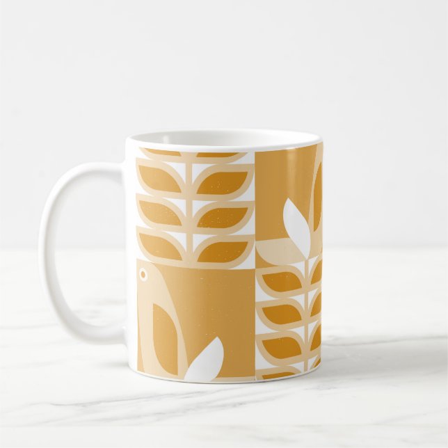 Mug Motif Abstrait rétro-géométrique sans couture (Gauche)