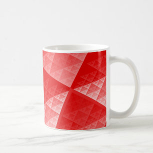 Mug Motif abstrait rouge