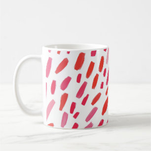 Mug 🔴 Motif Abstrait Rouge Élégant 🎨