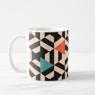 Mug Motif abstrait sans couture de formes géométriques