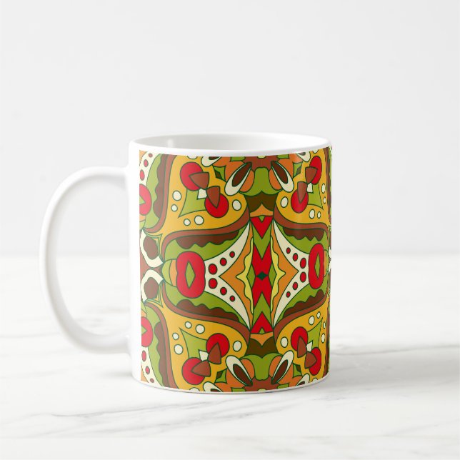 Mug motif Abstrait sans faille de style oriental (Gauche)