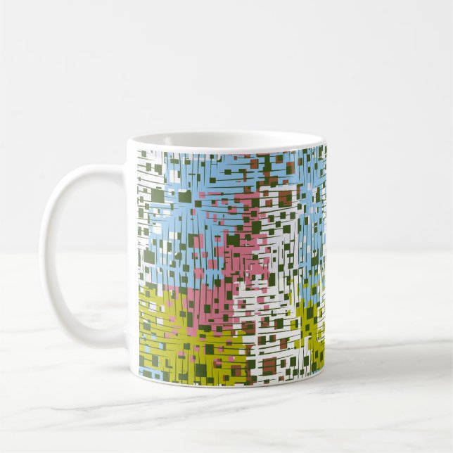 Mug motif Abstrait sans soudure. Peintures du printemp (Gauche)