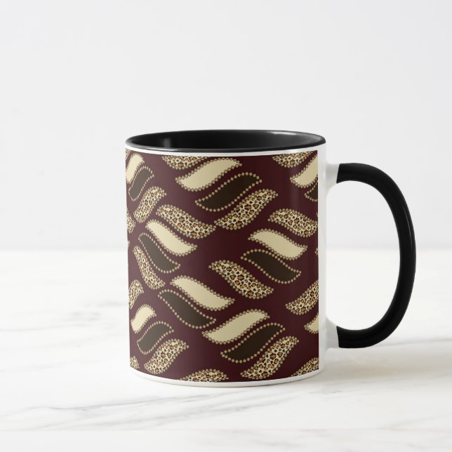 Mug Motif africain 2 de peau de guépard (Droite)