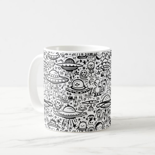 Mug Motif Alien (Devant gauche)