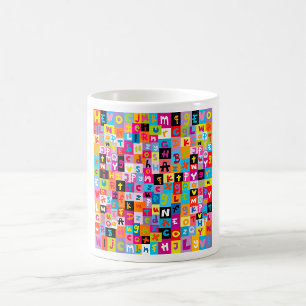 Mug Motif Alphabet Jumble