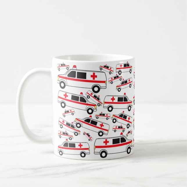 Mug Motif ambulancier (Gauche)