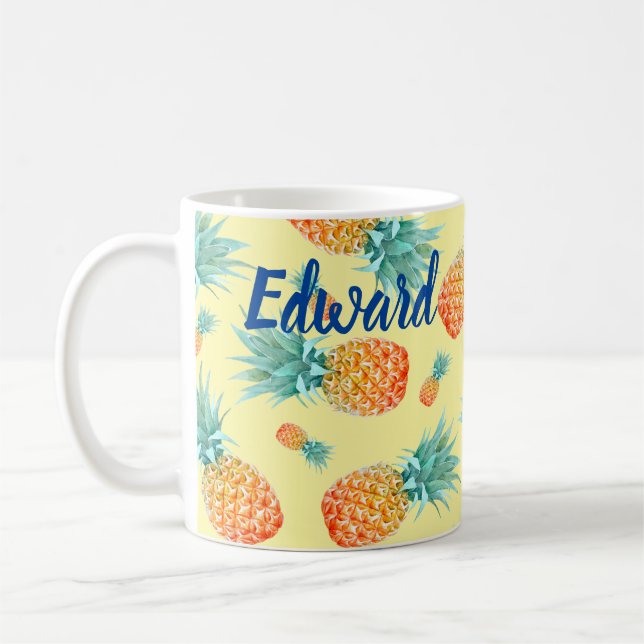 Mug Motif ananas (Gauche)