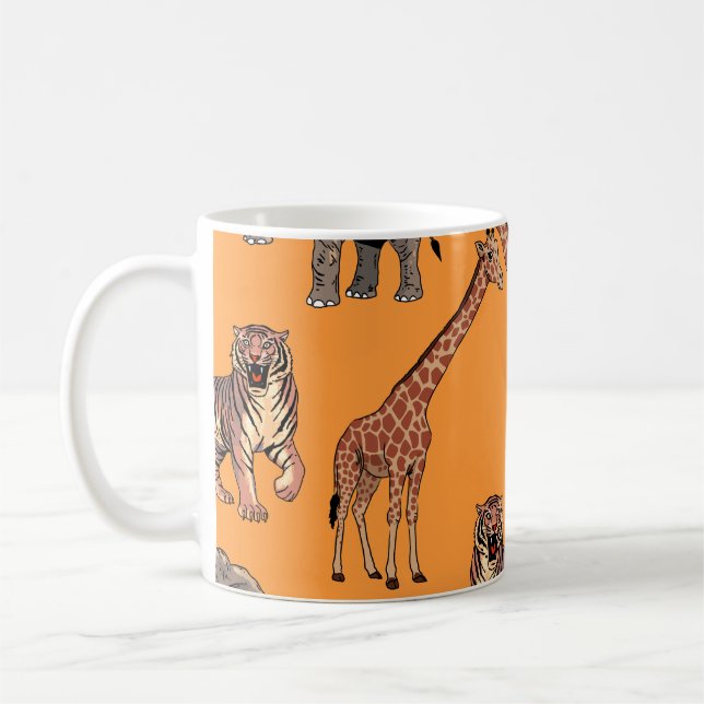 Mug Motif Animal Africain (Gauche)