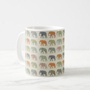 Mug Motif animal coloré éléphant