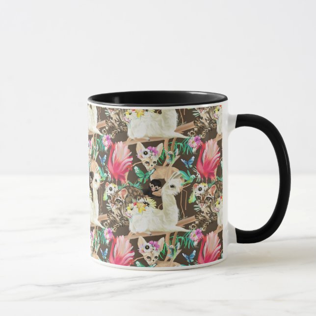 Mug Motif animal tropical (Droite)