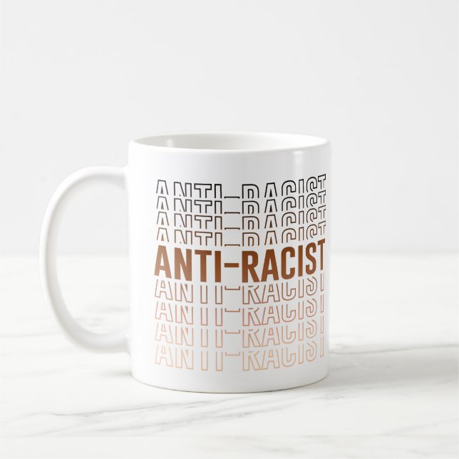 Mug Motif anti-raciste (Gauche)