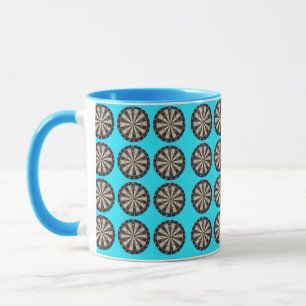 Mug Motif Aqua Dartboard,