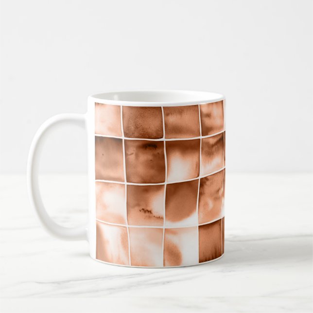 Mug Motif aquarellaire carié (Gauche)