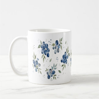 Mug Motif Aquarelle Myrtille – Jolie Botanique de Baie