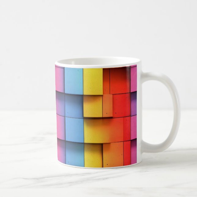 Mug Motif arc-en-ciel abstrait (Droite)