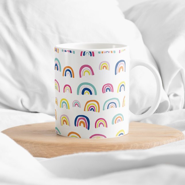 Mug Motif arc-en-ciel bohème coloré (Créateur téléchargé)