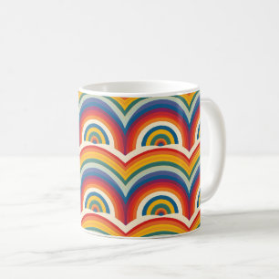 Mug Motif arc-en-ciel coloré Abstrait
