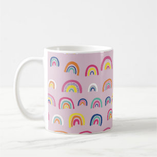Mug Motif arc-en-ciel rose