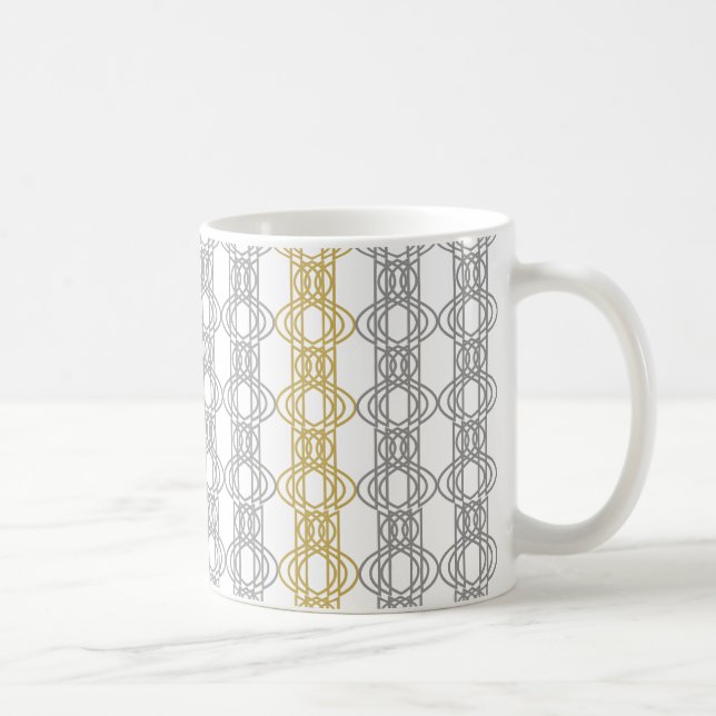 Mug Motif argent et or (Droite)