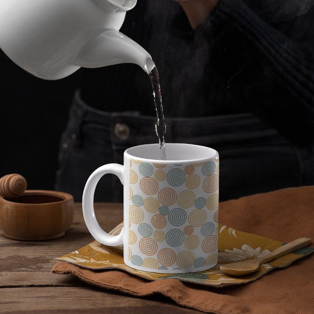 Mug Motif Arrière - plan de style rétro ancien (Créateur téléchargé)