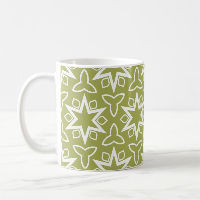Mug Motif Art déco. Sans couture. Arabesque. Vintage (Gauche)