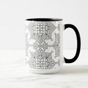 Mug Motif Artsy tribal inspiré