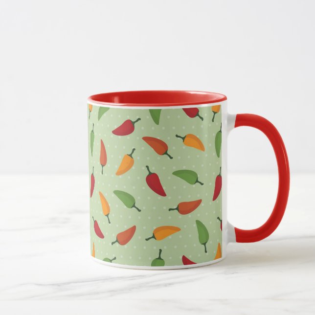 Mug motif au piment (Droite)