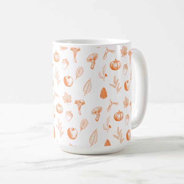 Mug Motif Automnal Cosy (Devant droit)