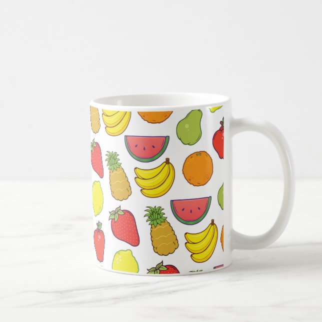 Mug Motif aux fruits mignons (Droite)