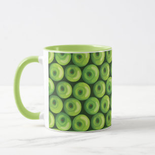 Mug Motif aux pommes vertes
