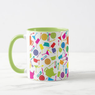 Mug Motif Avec Cuisine Colorée