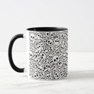 Mug Motif avec des crânes