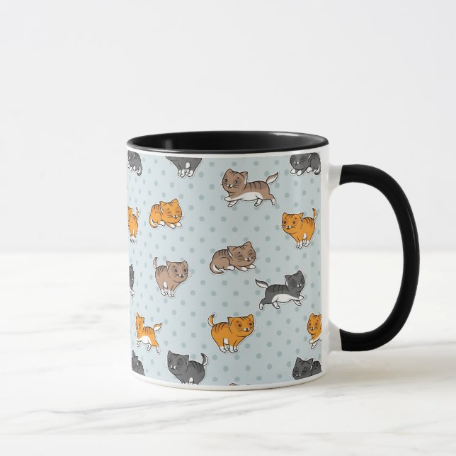 Mug motif avec les chats drôles (Droite)