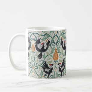 Mug Motif avec pic-blanc à bec ivoire